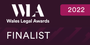 Finalist Wales Legal Awards - 2022