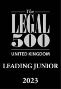 UK Leading Junior - Legal 500 2023