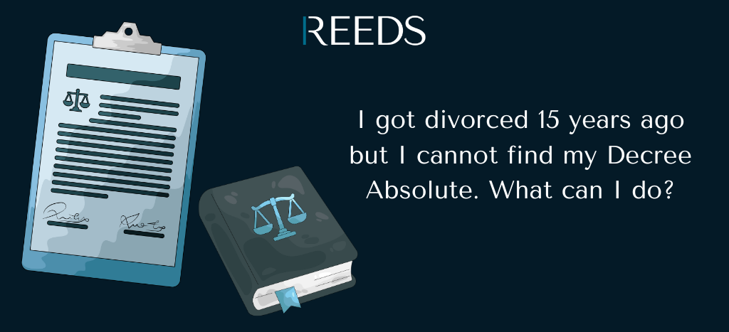 I got divorced but I can't find my decree of absolute