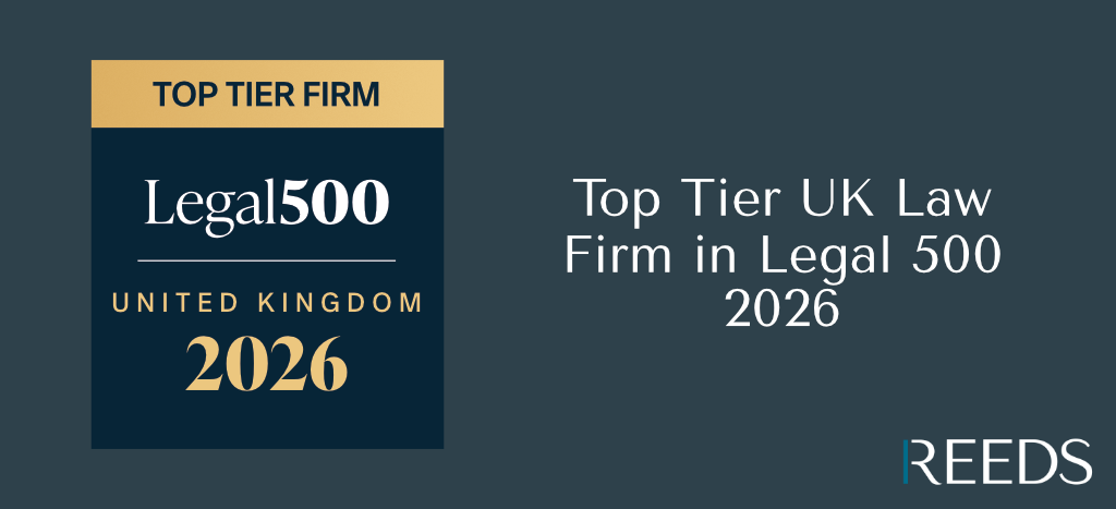 UK top tier law firm legal 500 - 2026 - Reeds Solicitors